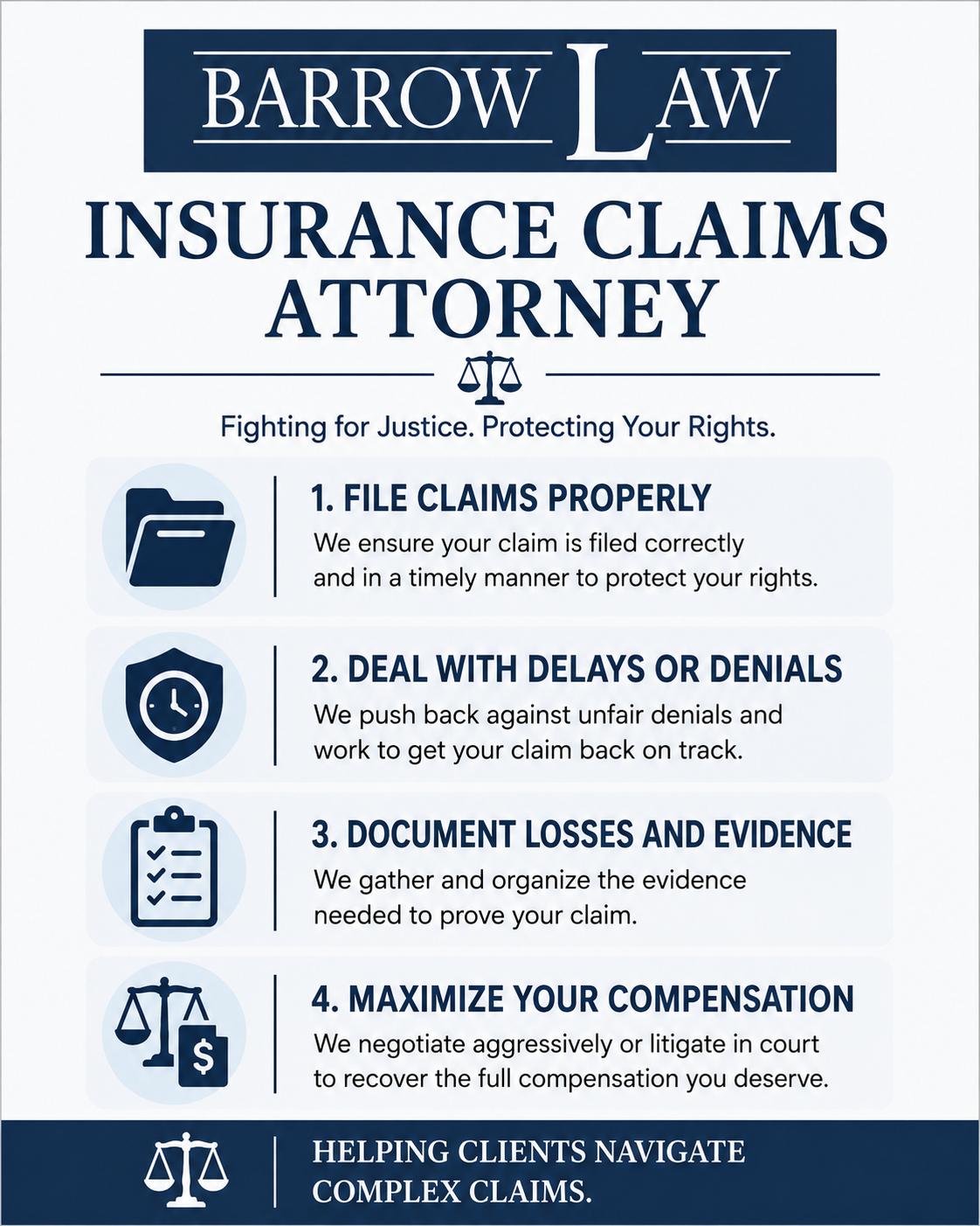 Insurance Claims Attorney Infographic