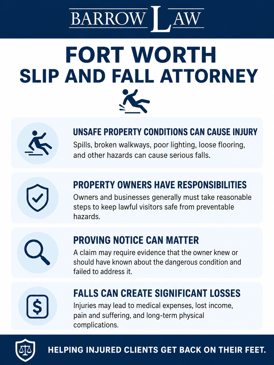 Slip and Fall Accidents Attorney Infographic