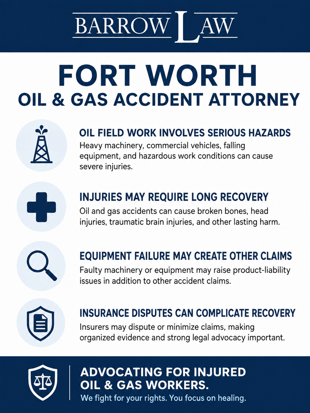 Oil and Gas Accidents Attorney Infographic